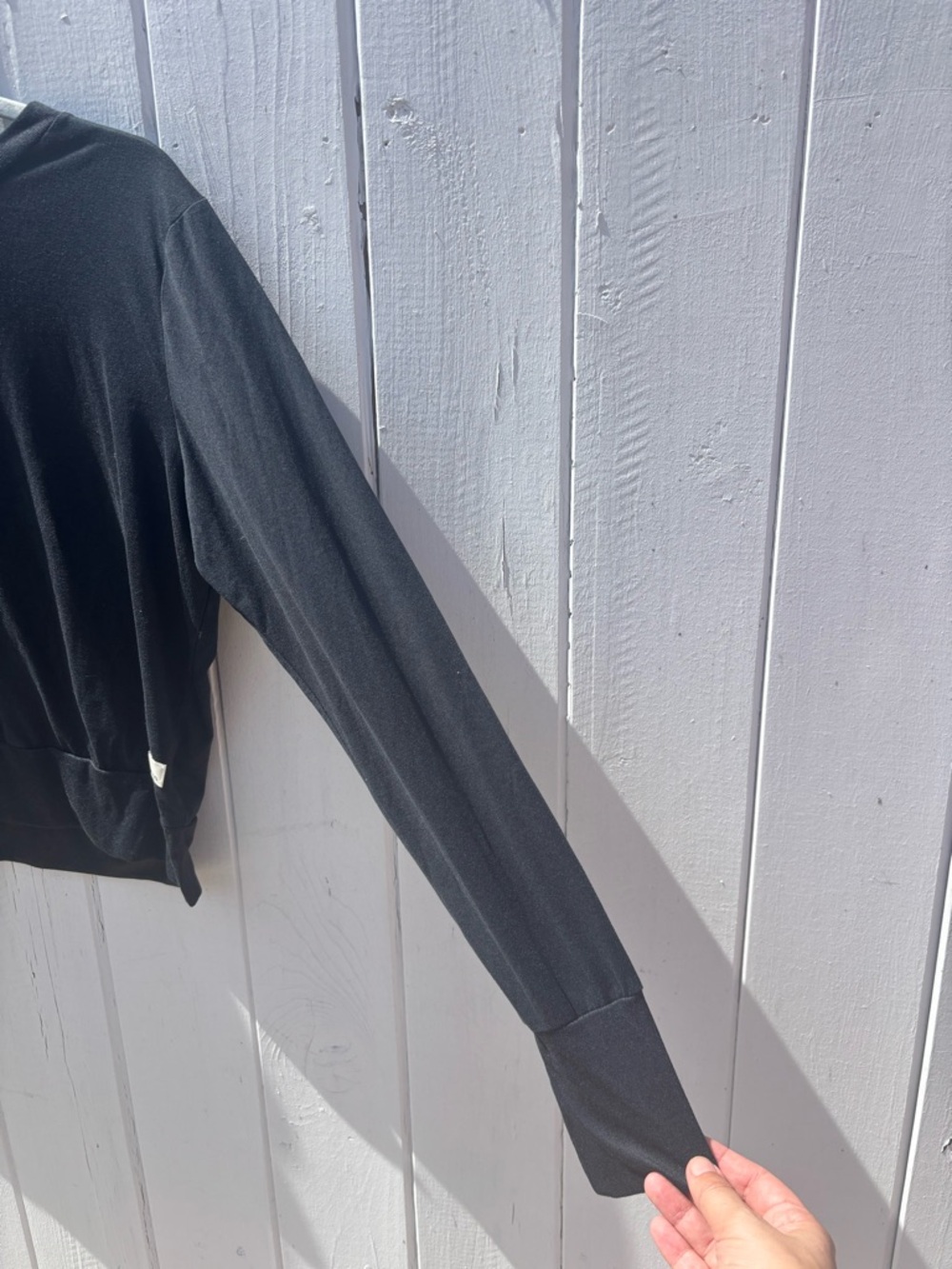 Vuori Daydream Crew Long Sleeve Medium Black - Picture 4 of 9